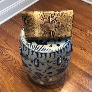 Vintage Marigold SnakeSkin Clutch